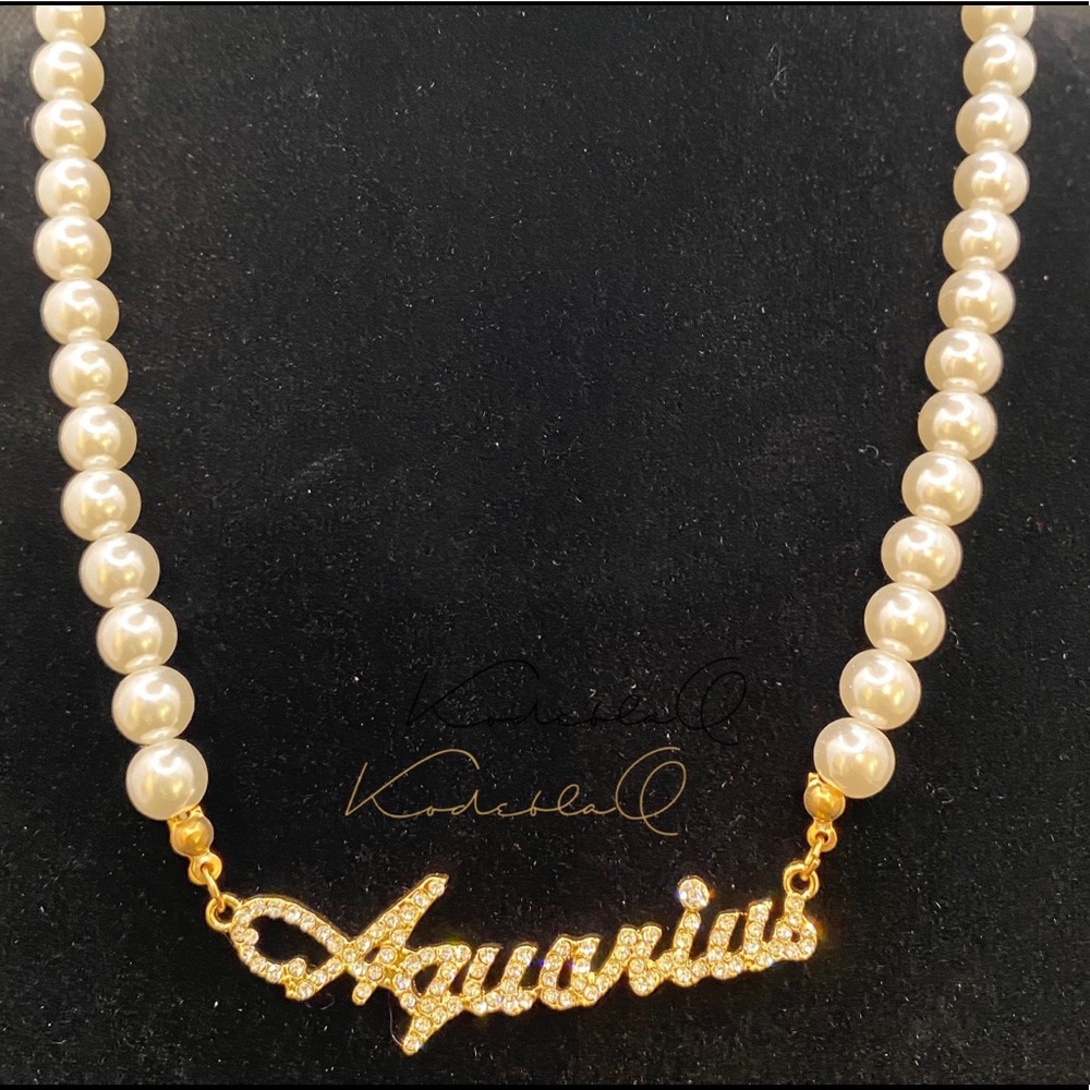 Zodiac Pearl Necklace
